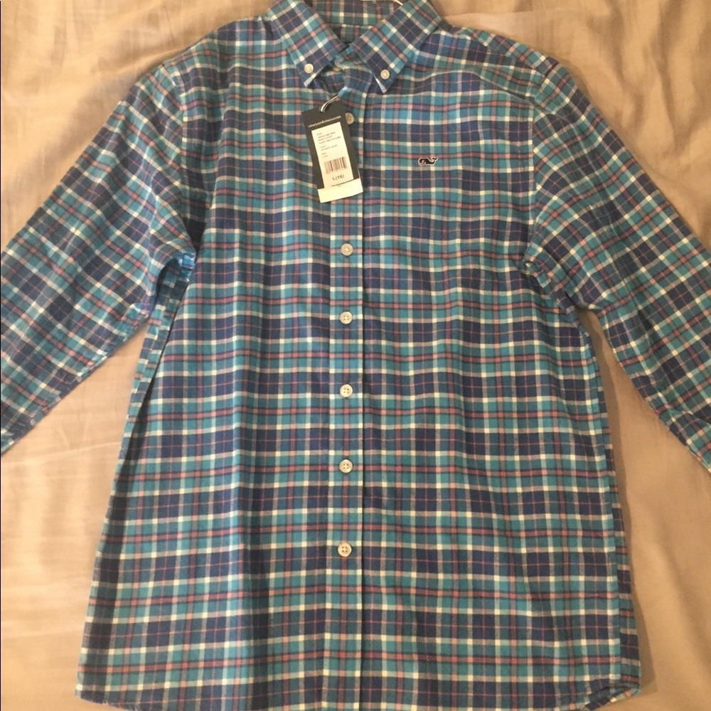New with tag youth vineyard vines flannel